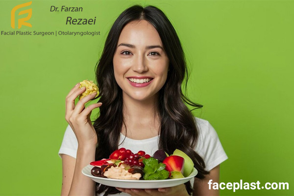 اهمیت رژیم غذایی سالم در نتیجه پرزرویشن رینوپلاستی -دکتر رضایی -faceplast.com